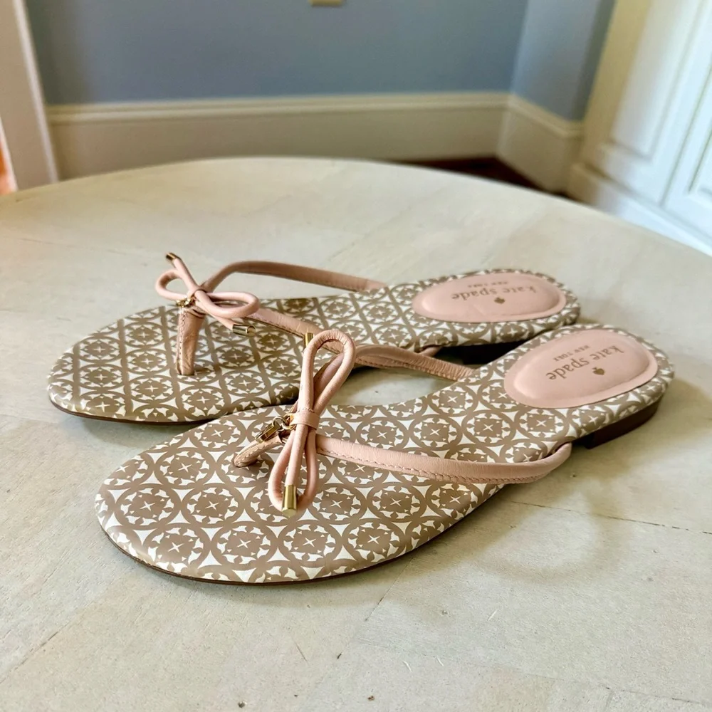 Kate Spade Mystic Bow Sandal Size 10 🎀🎀🎀 - Picture 3 of 10